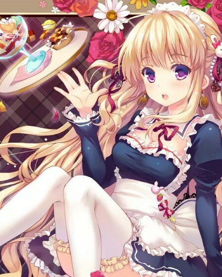 女仆压倒恶魔少