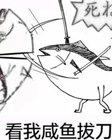 我拿条咸鱼都能砍死你