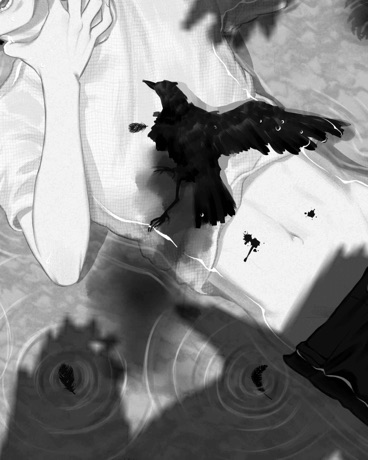 死亡乌鸦存在的森林