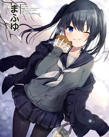 风中的黑色精灵