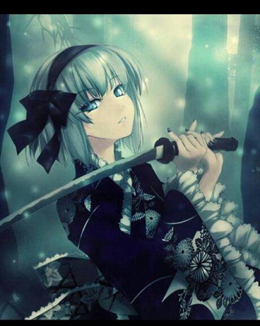 被冰雪覆盖的剑姬