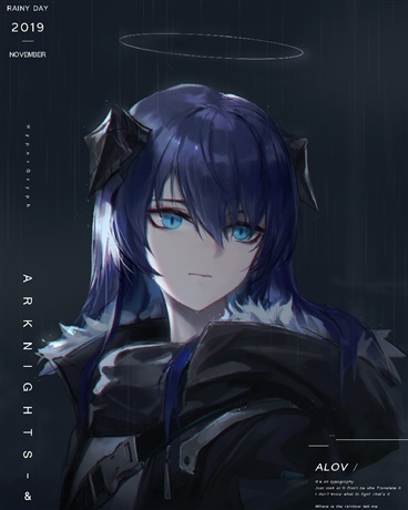 明日方舟能天使和德克萨斯的日常