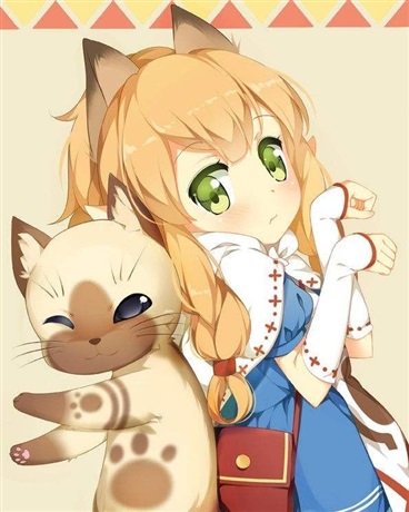 我的艾露猫明明很弱但性格超勇的