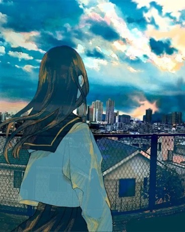 当飞鸟划过云层