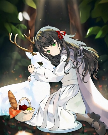 我的白鹿小可爱啊