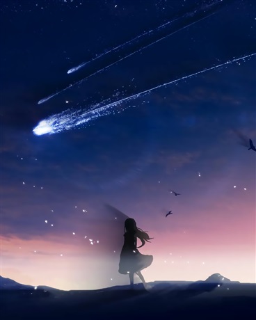 星空之上的烟火