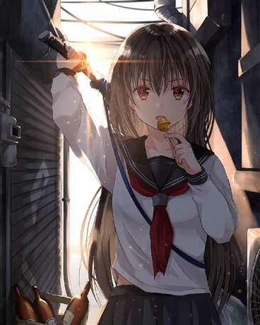 在末世变成美少女的我只想关门