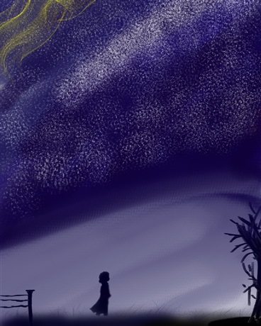 对着流星许愿好好地活下去