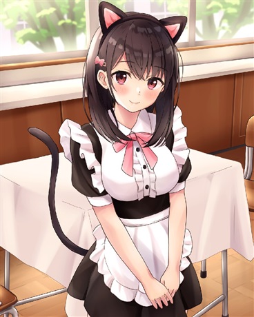 咖啡店里的猫耳女仆竟然是我同学