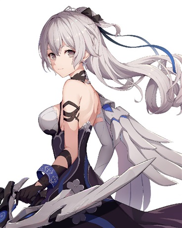 和布洛妮娅在崩坏宇宙玩