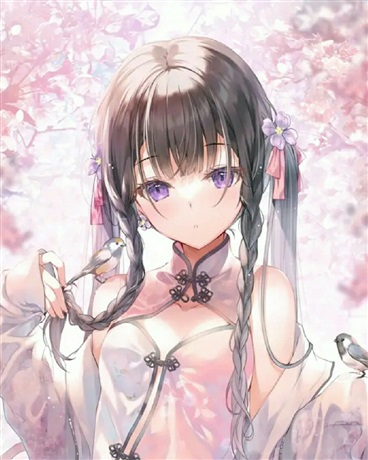 月见庄下花正舞