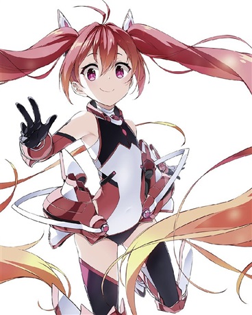 在充满黑夜成为双马尾