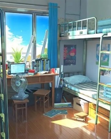 我们喜欢的动漫角色来到我们寝室