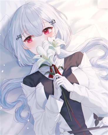 白色鸢尾花