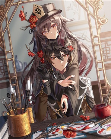 关于钟离带着胡桃来到约战这件事