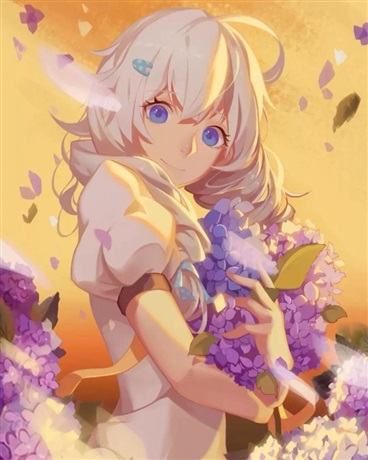 崩坏世界中的碧蓝指挥官琪亚娜