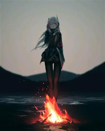 篝火与少女