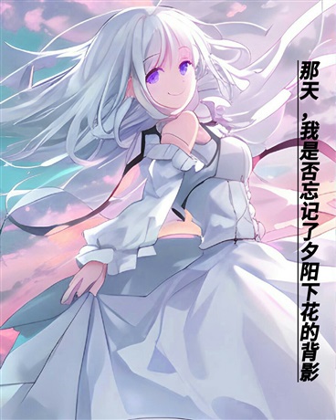 那天，我忘记了夕阳下花的背影