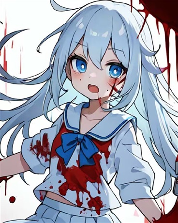 我醒来后，被一个白毛恶魔抓住了