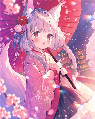 变成白毛千金，被摸头狠狠惩罚