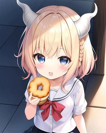 可爱少女不太甜