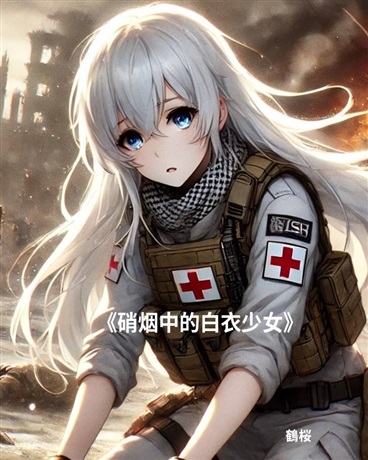 硝烟中的白衣少女