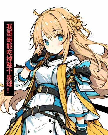 我哥哥能吃掉整个星球！