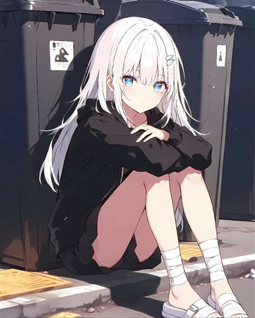 捡到落魄天使后的同居生活