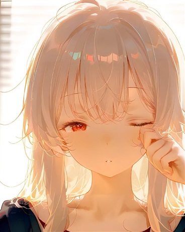 自己画的女生来到了现实？！