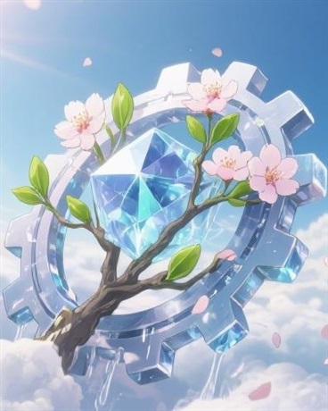 樱花与机械龙