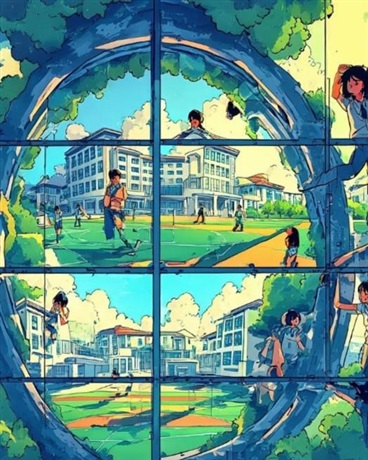 夏日烈阳下，被镜映照出的我们