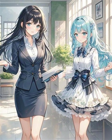 毕业后被分配到魔法学院