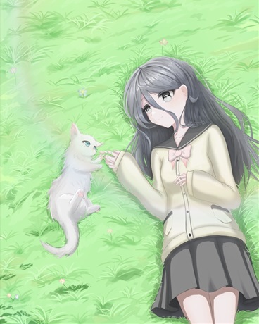和猫女孩相伴度过的十年