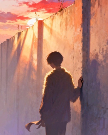 夕阳，黎明