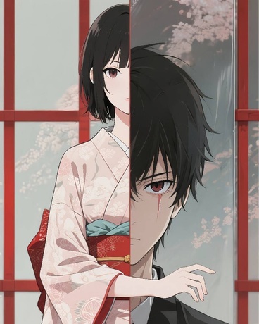 被缝合的晴子小姐与消失的他