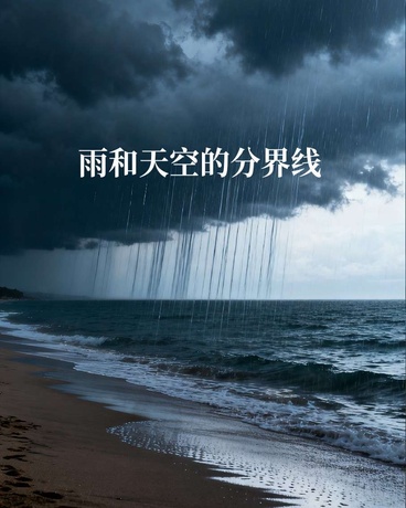 雨和天空的分界线