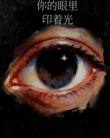 你的眼里印着光