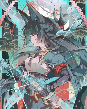 绝区零里的白化狐人少女