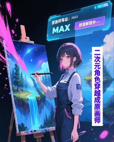 二次元角色穿越成原画师