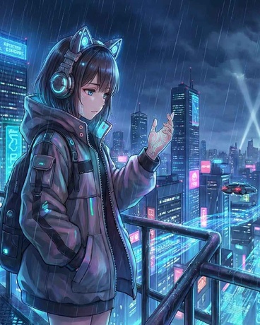 顶级黑客重生赛博都市当萌妹