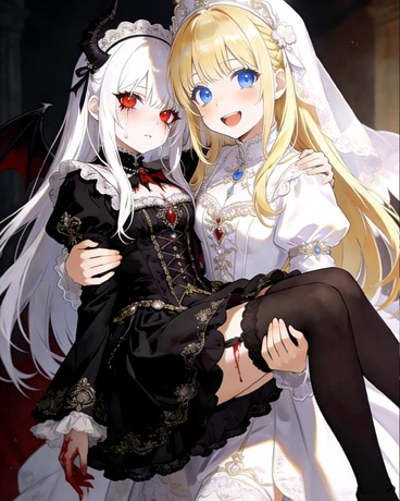 作为人类圣女的我把吸血姬吸哭了