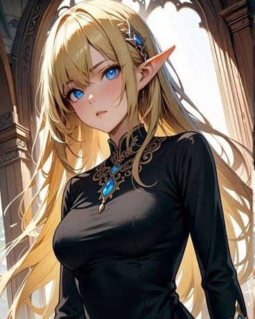 我怎么可能是落魄女精灵？