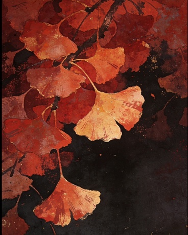 昨夜闲潭梦落花，杏叶浮过月芳华