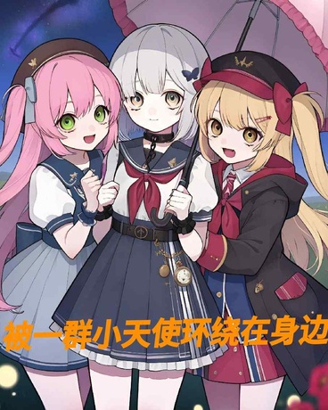 被一群小天使环绕在身边