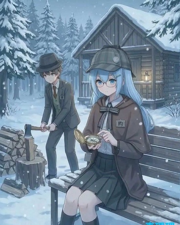 带弟弟回家一趟，有点昀理雾里