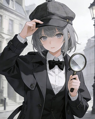 如明星般耀眼的侦探小姐！