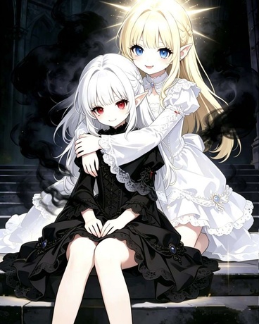 作为人类圣女的我把吸血姬吸哭了