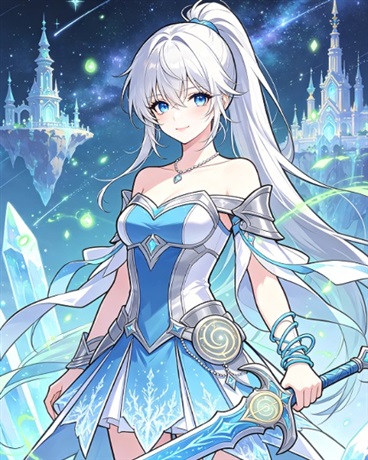 变成银发圣女，被忠犬骑士捡回家