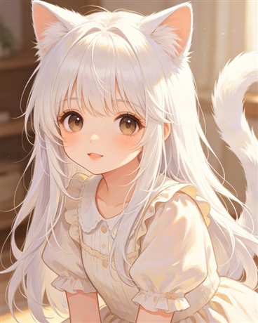 我的老婆是白毛猫娘