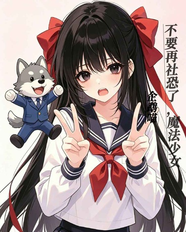 不要社恐了，魔法少女
